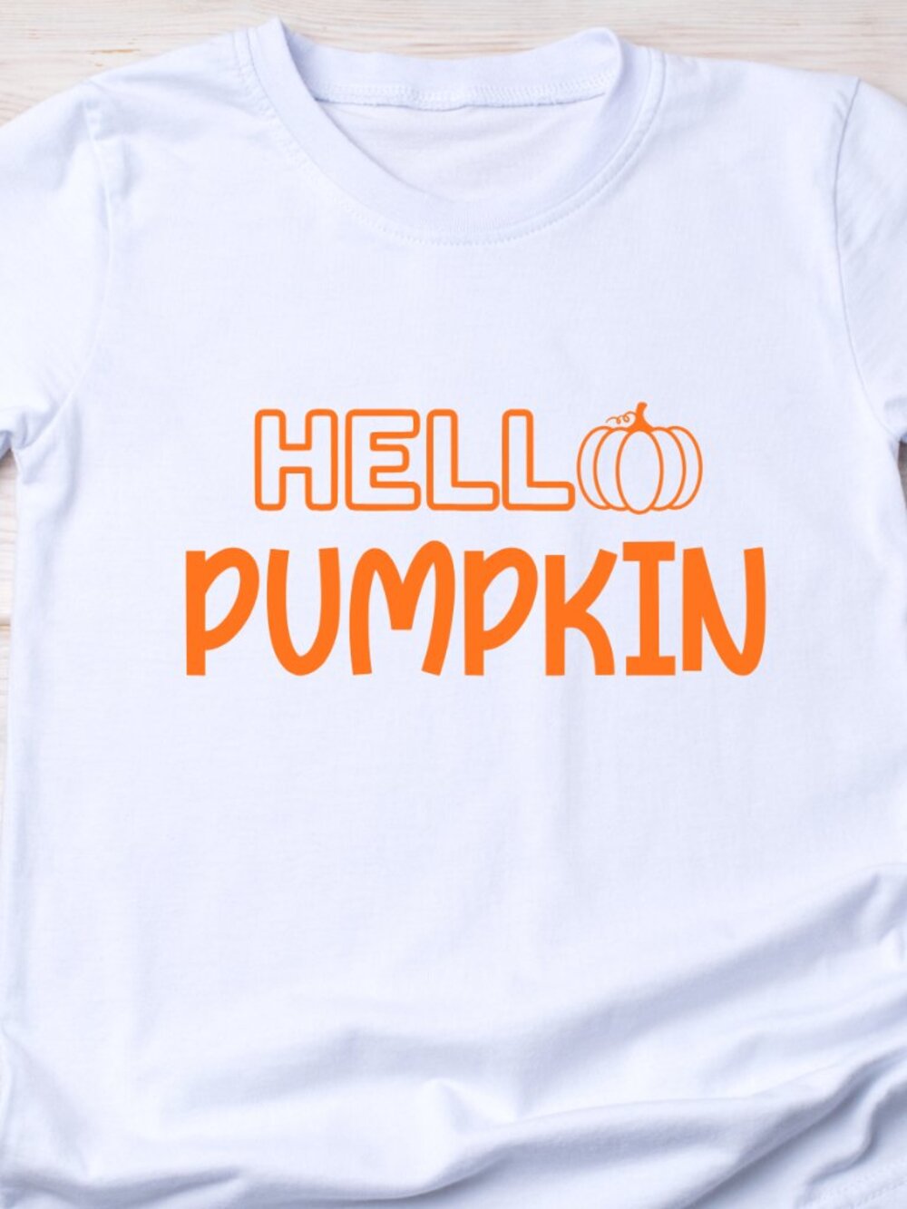 Hello Pumpkin Handmade Tee
